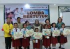 Ketua TP PKK Dairi, Menutup Lomba Bertutur Tingkat Sekolah Dasar/Madrasah Ibtidaiyah se-Kabupaten Dairi
