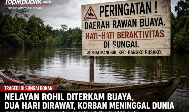 Nelayan Rohil Korban Serangan Buaya Meninggal Usai Dirawat Dua Hari
