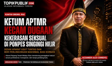 Ketum APTMR Kecam Dugaan Kekerasan Seksual di Ponpes Singingi Hilir, Desak Polisi Usut Tuntas